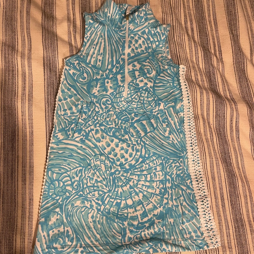 lilly pulitzer girls zip up dress
